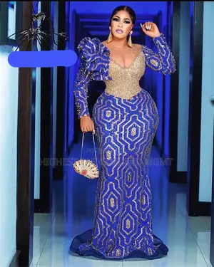 African Beaded Evening Dress