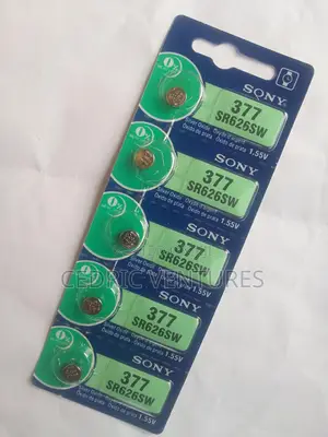Sony Watch Battery 377 Sr626sw 1 Pack of 5