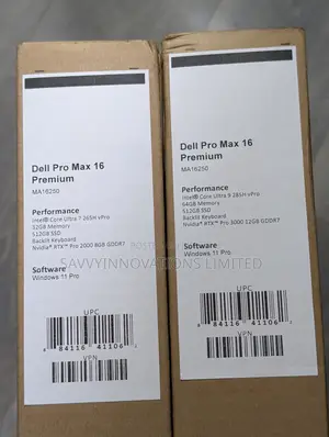 New Laptop Dell Pro Max 16 64GB Intel Core Ultra 9 SSD 512GB