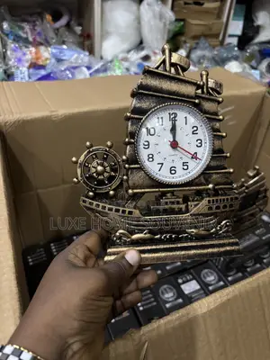 Sail Boat Shape Table Alarm Clock