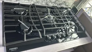 5 Burner Only Gas Black
