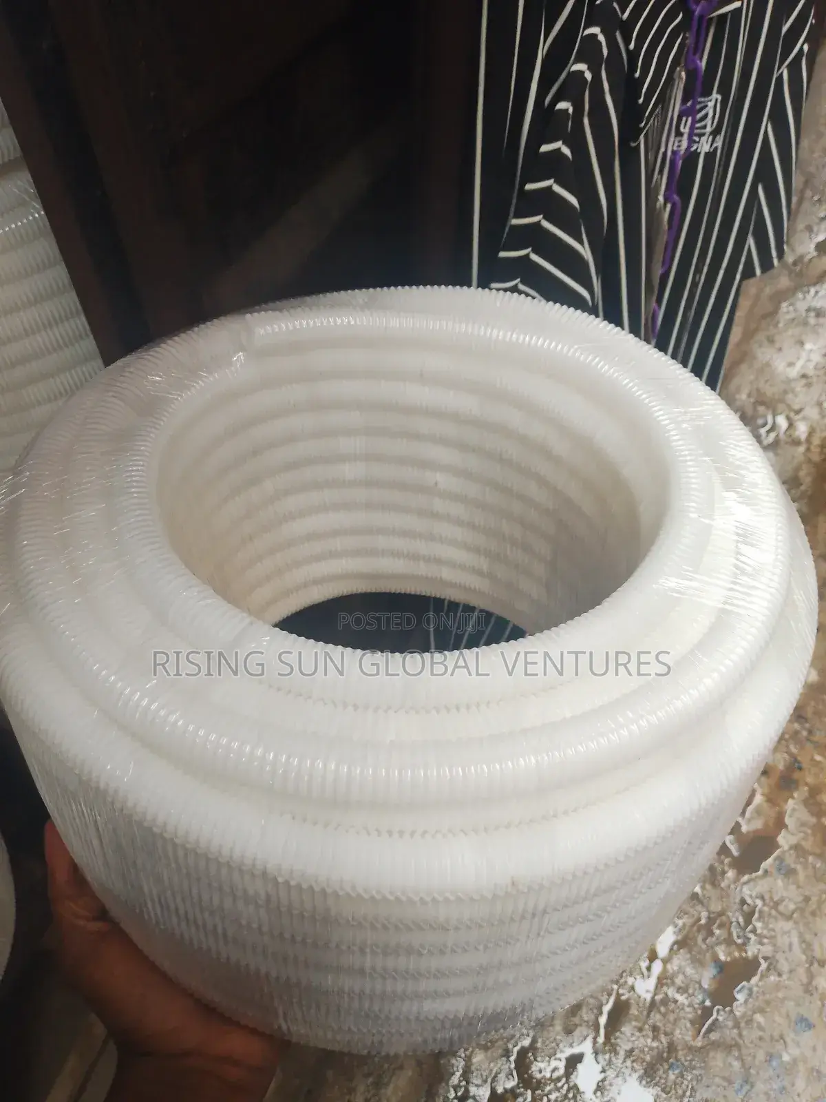 Flexible Conduit Pipe White