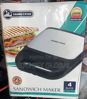 Crownstar Sandwich Maker 4 Slices