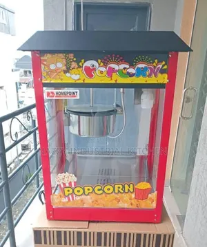 Black Pop Corn Machine