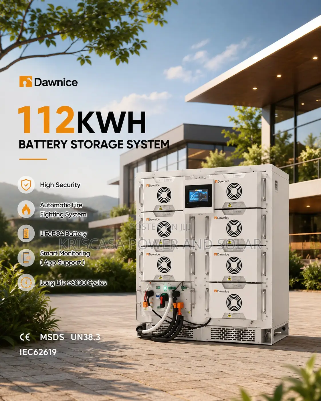 Dawnice 112kwh High-Voltage Rack Ess