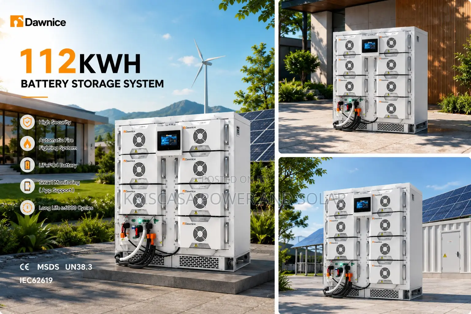 Dawnice 112kwh High-Voltage Rack Ess