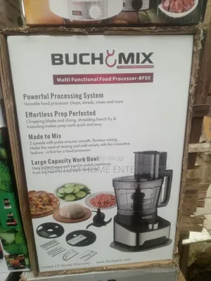 Buchymix 14-Cup Multipurpose Food-Processor, Blender, Yam Pounder