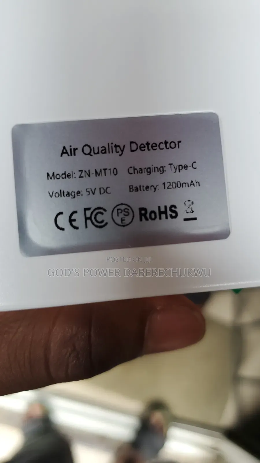 Multifunction Air Quality Detector 10 In1