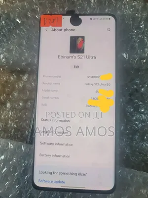 Samsung Galaxy S21 Ultra 5G 128 GB Black