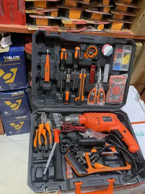 Electric Tools Box With Drill Machine