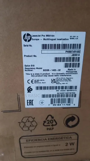 Hp Laserjet Pro M501dn Printer