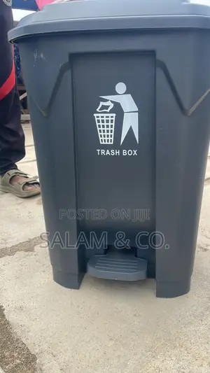 50l Pedal Waste Bin – Heavy Duty Plastic Dustbin With Foot Pedal