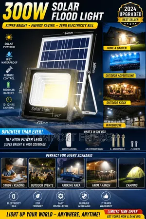 300w Solar Flood Light