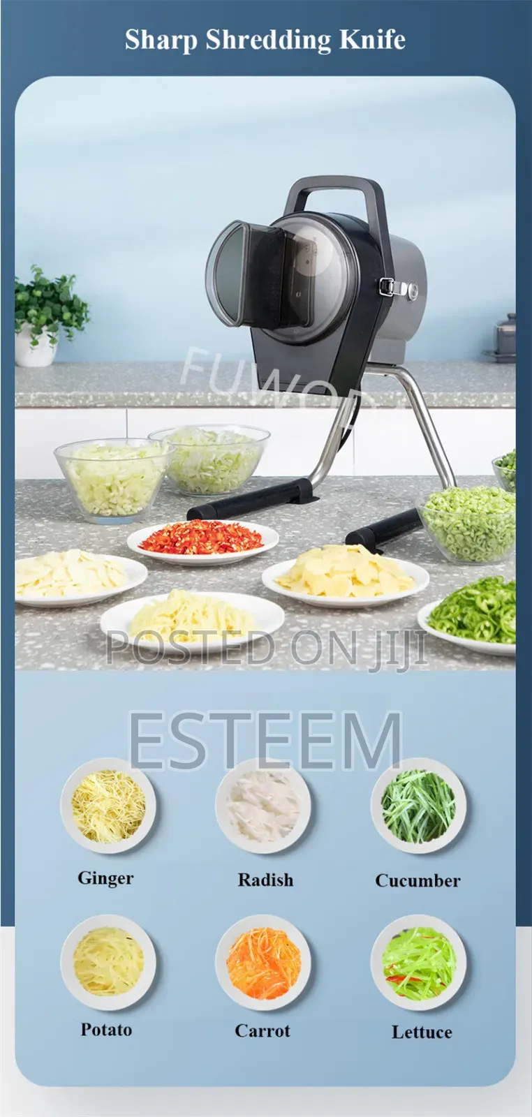 Commercial Vegetable Multifunction Cutter