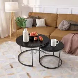 2pcs Faux Marble Center Table