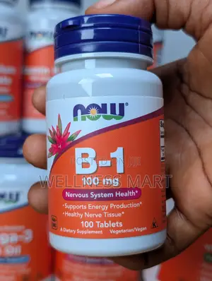 Now Foods Vitamin B1 Thiamine 100mg | 100 Tablets | U.S.A Original