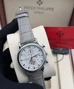 Quality Patek Philippe Leather Strap Watch