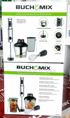 Buchy Mix Food Processor and Hand Blender
