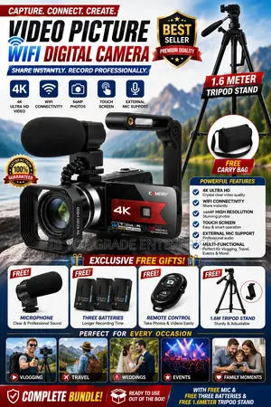 Record, Upload Impress – The Complete Wifi Camera Package!