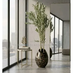 Premium Large Artificial Olive Tree With Vase Small Size