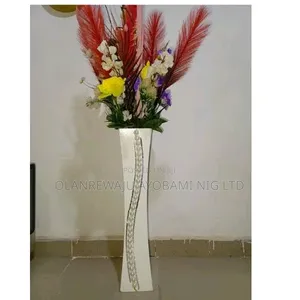 White Flower Vase