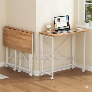 Space Saving Foldable Laptop Table (Size: 80cm X 40cm X 75cm)