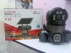 Triple Lens 4g Solar CCTV Camera – Wireless Outdoor PTZ Security Cam