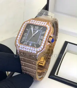 Cartier Quality Luxury Men Automatic Engine Wristwatch