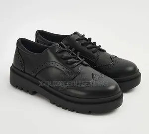 George Black Chunky Brogue School Shoes (31-33)