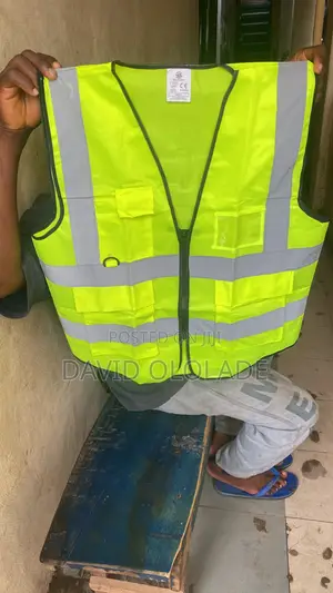Reflective Jacket With Pockets/ Zip
