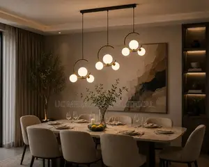 Nordic G9 Led Glass Ball Pendant Light Suitable for Kitchen Island