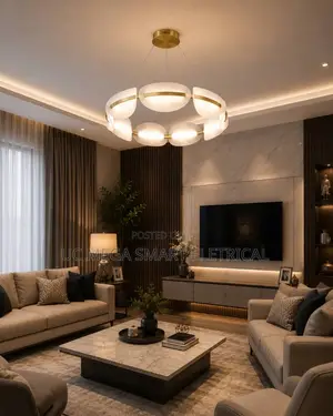 Nordic Ring Master Bedroom Acrylic Led Ceiling Pendant Lights