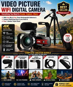 Your Next Viral Video Starts With Wifi Camera Free 3batterie Stand