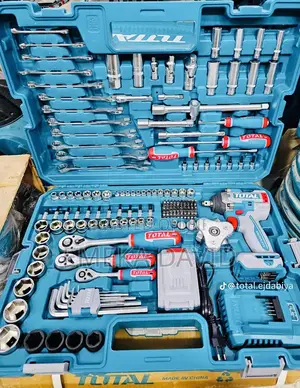 Total Tools Set With Impact Wrench 
