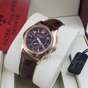 High Quality Petek Philippe Automatic Leather Strap Active Chronograph