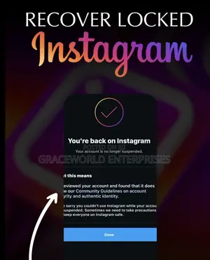 Recover Your Suspended Instagram Account Today With Us! 100% Assured