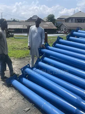 NDDC Solar Street Light Pole Fabrication Installation