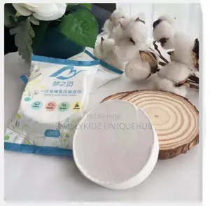 Soft Disposable Bath Towel Expandable Compressed Washcloth - 1pc