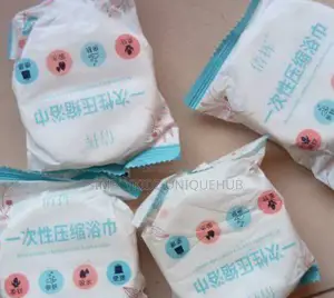 Soft Disposable Bath Towel Expandable Compressed Washcloth - 1pc