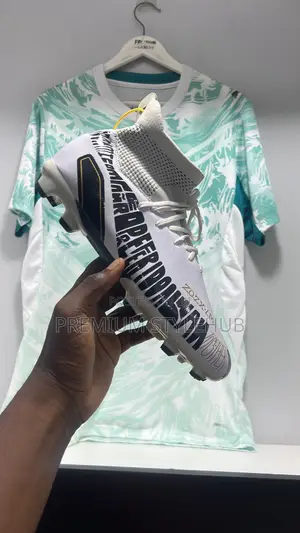 New White Football Boots