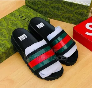 Quality Original Gucci Gg Luxury Rubber Unisex Slide
