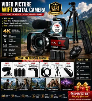 Act Fast – Wifi Camera Free 3 Batteries Tripod While Supplies Last