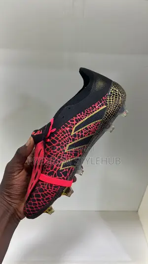 Predator Red Football Cleats