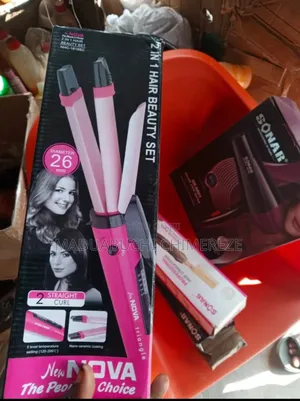 Nova 2-in-1 Hair Straightener Curler
