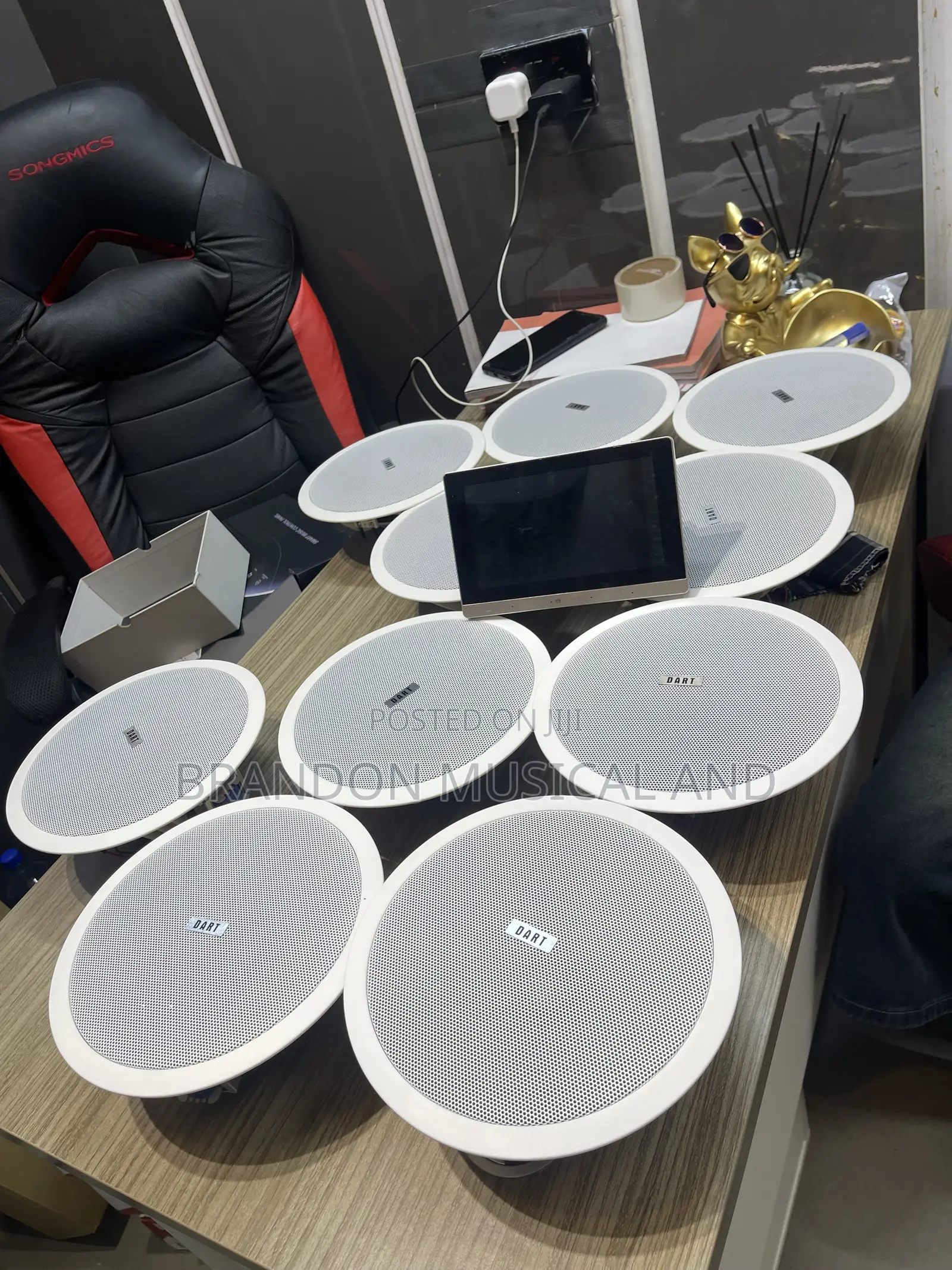 Bluetooth/ Android 40 Watts Ceiling Speaker Bundle