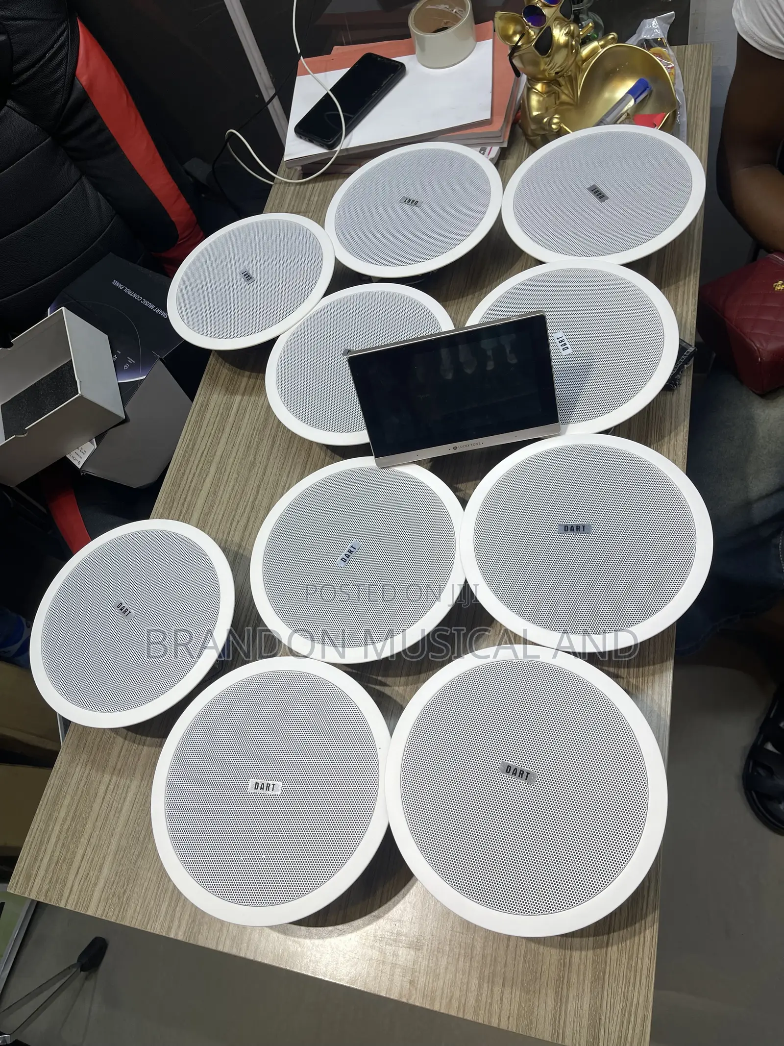 Bluetooth/ Android 40 Watts Ceiling Speaker Bundle