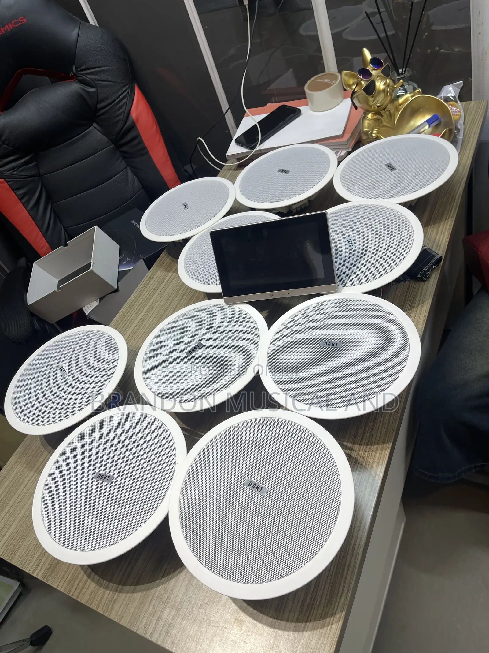 Bluetooth/ Android 40 Watts Ceiling Speaker Bundle