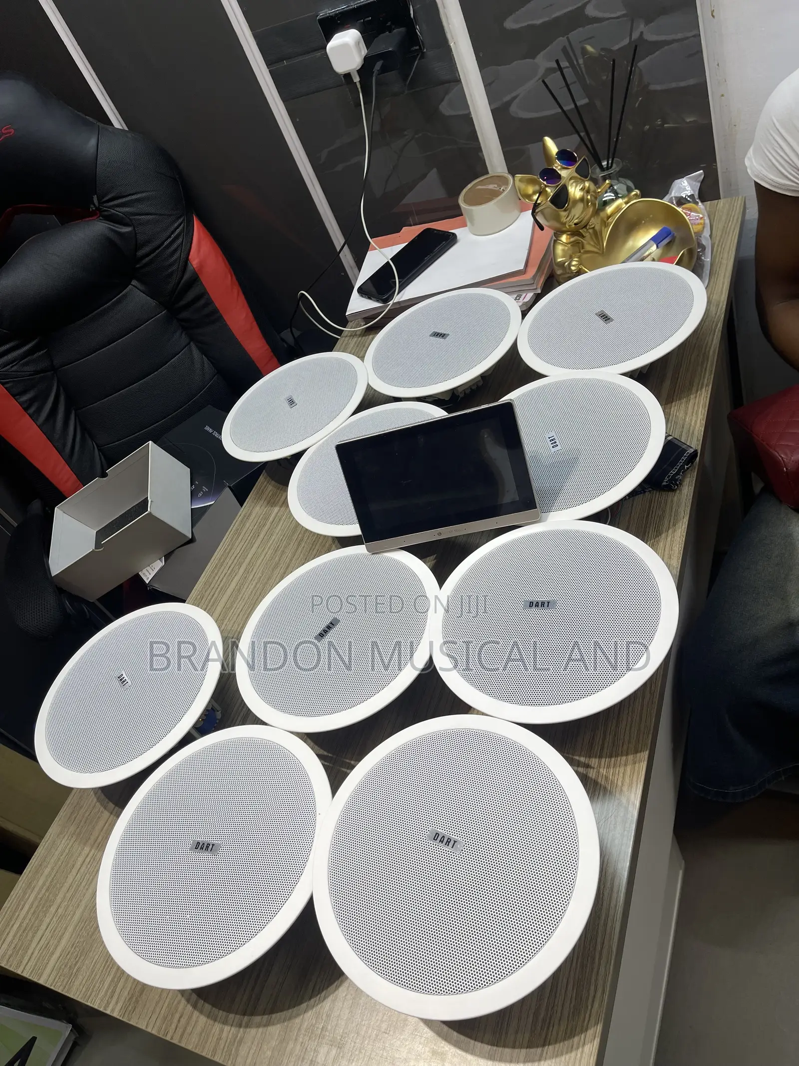 Bluetooth/ Android 40 Watts Ceiling Speaker Bundle
