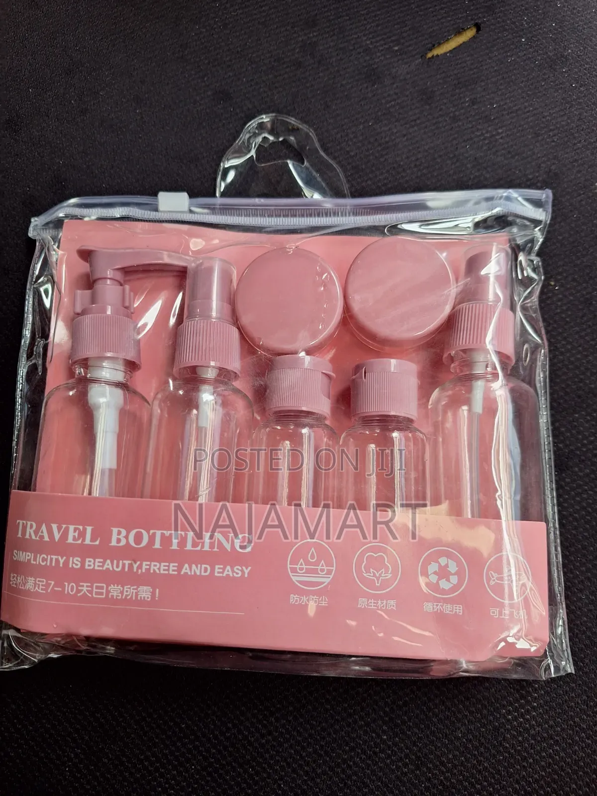 Empty Traveling Set Containers