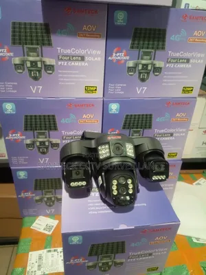 V7 Solar PZT Camera 4lens Dual Panel